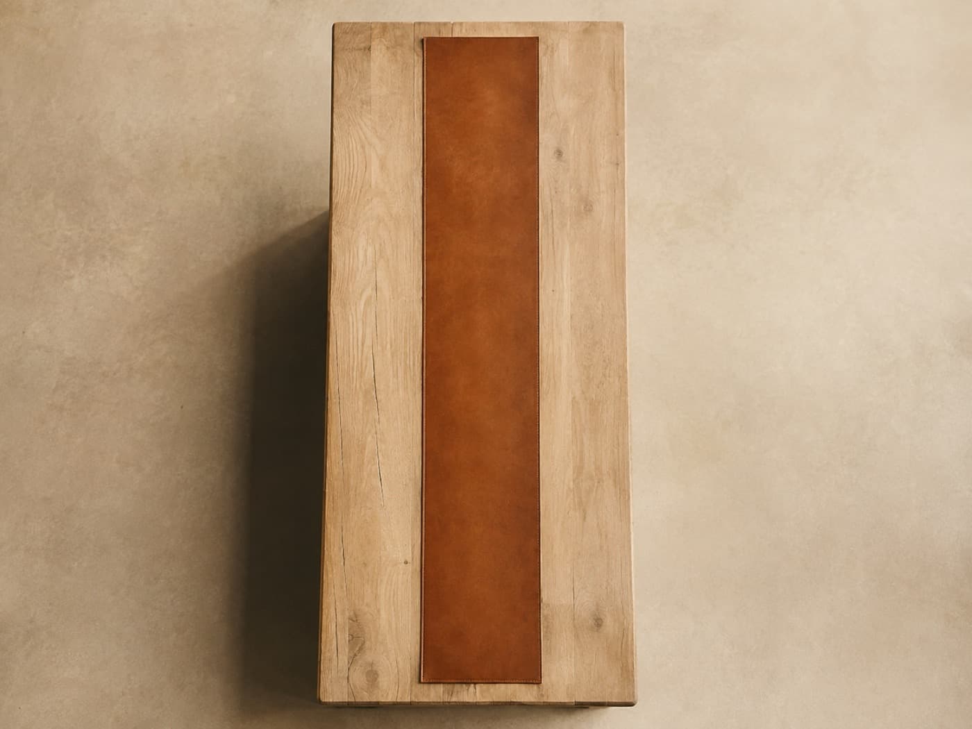 Table Runner 120 × 30 — A single strip down the centre of the table. Nothing else required.